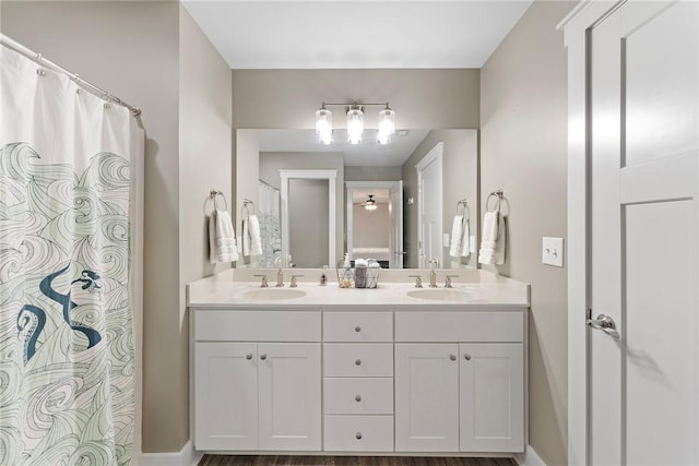 103 W Chestnut Cir, Central, SC 29630 - bathroom featuring double vanity and baseboards