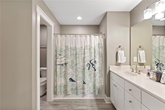 103 W Chestnut Cir, Central, SC 29630 - full bathroom with wood finished floors and vanity