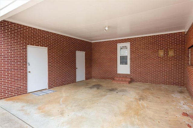 view of patio featuring a carport and entry steps