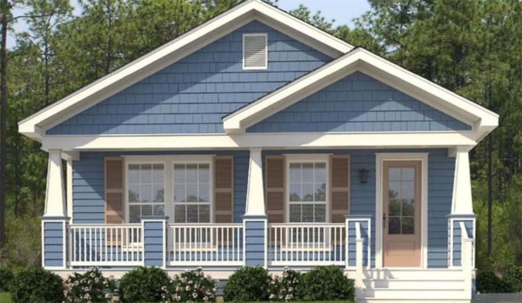 132 Grandview Dr, Easley, SC 29640 - view of front of property with a porch