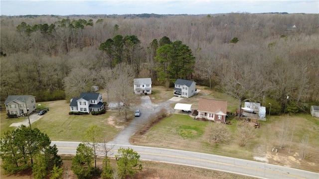 aerial view with a view of trees