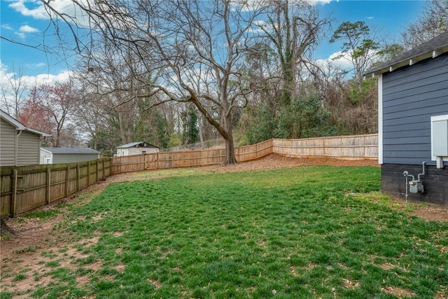 107 Berkley Ave, Greenville, SC 29609 - view of yard featuring a fenced backyard