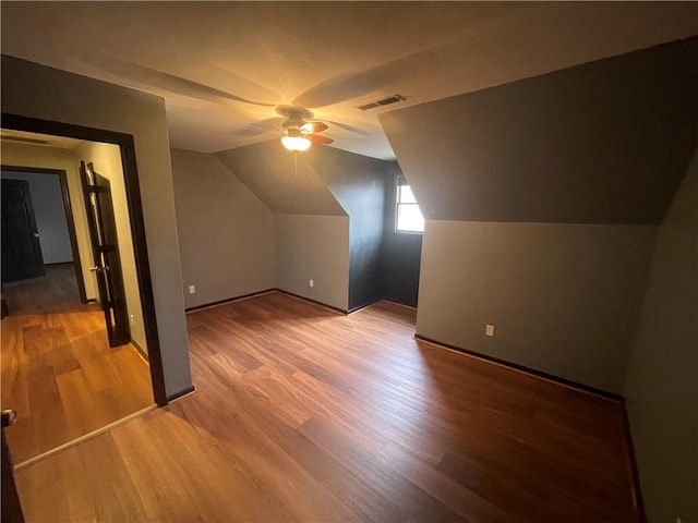 236 Issaqueena Dr, Central, SC 29630 - bonus room featuring light wood-style flooring, ceiling fan, and vaulted ceiling