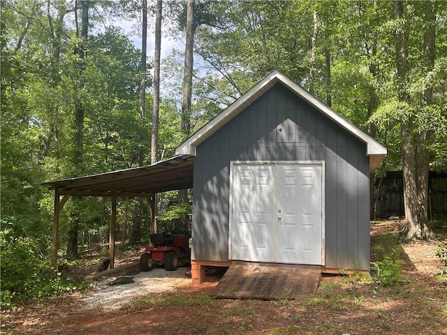 236 Issaqueena Dr, Central, SC 29630 - view of shed with a carport