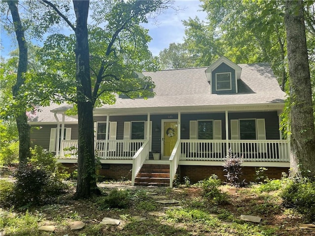 236 Issaqueena Dr, Central, SC 29630 - view of front of home featuring a porch and roof with shingles