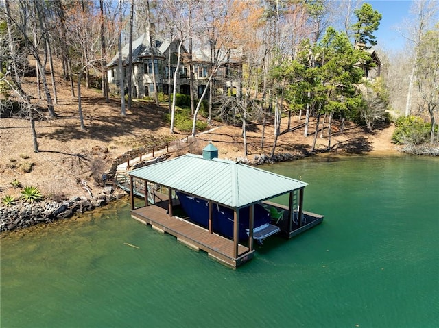 136 Blue Water Trl, Salem, SC 29676 - view of dock with a water view