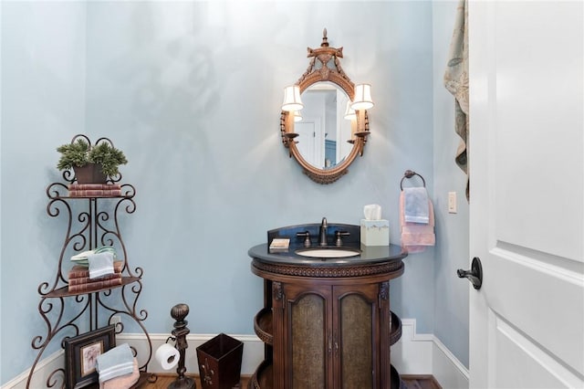 136 Blue Water Trl, Salem, SC 29676 - half bath with vanity and baseboards