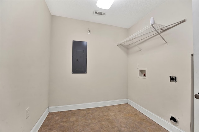 621 Lookover Dr, Anderson, SC 29621 - laundry room featuring electric panel, washer hookup, and hookup for an electric dryer