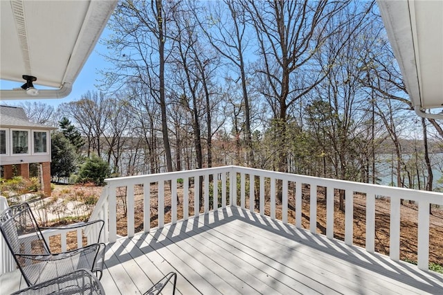 view of deck