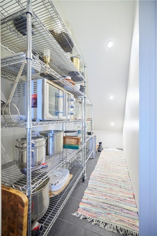 view of storage room