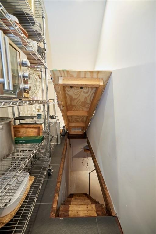view of stairway