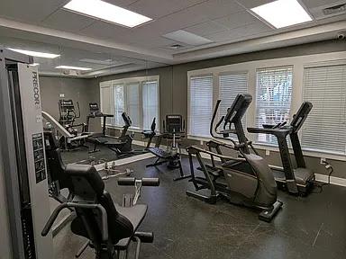 235 Lookover Dr, Anderson, SC 29621 - gym featuring baseboards