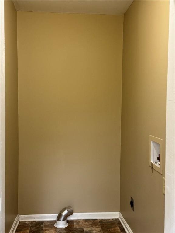 405 Casey St, Anderson, SC 29624 - washroom with baseboards, electric dryer hookup, hookup for a washing machine, and laundry area