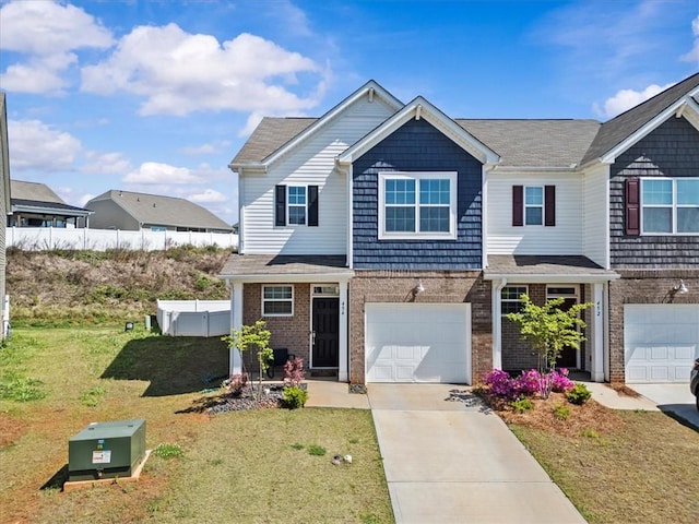 454 Bee Cove Way, Pendleton, SC 29670 - view of front of property with brick siding, driveway, and an attached garage