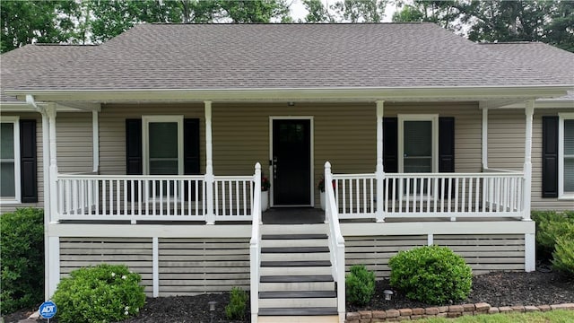 15009 Beacon Ridge Dr, Seneca, SC 29678 - view of front facade with a porch, roof with shingles, and stairs