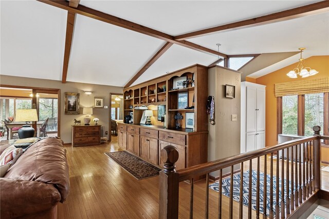 3 Windward Ct, Salem, SC 29676 - living room with a chandelier, light wood-style flooring, and plenty of natural light