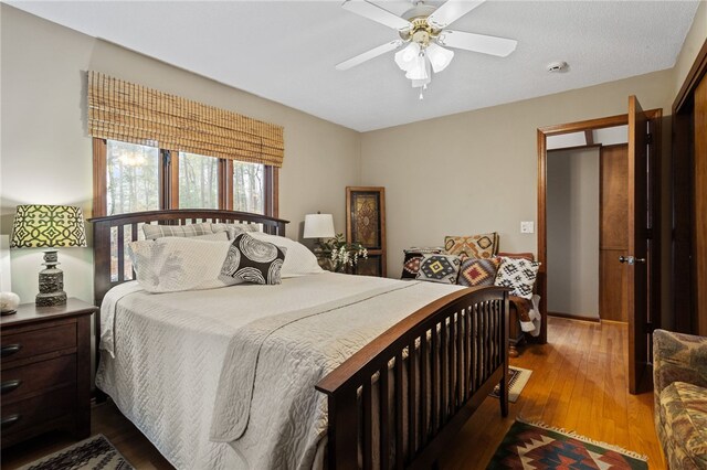 3 Windward Ct, Salem, SC 29676 - bedroom with dark wood-style flooring and ceiling fan