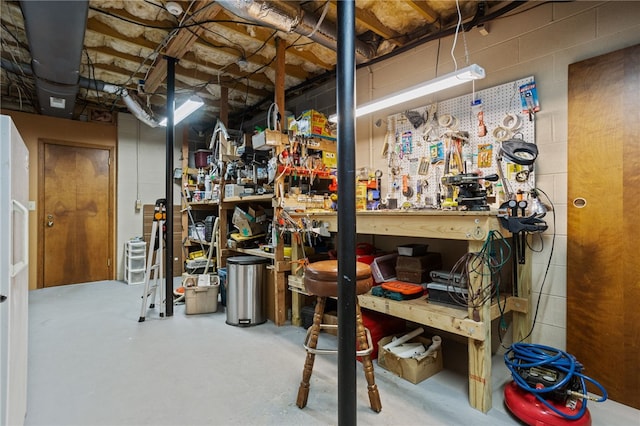 view of storage