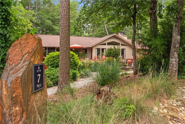 3 Windward Ct, Salem, SC 29676 - view of front of house with a chimney