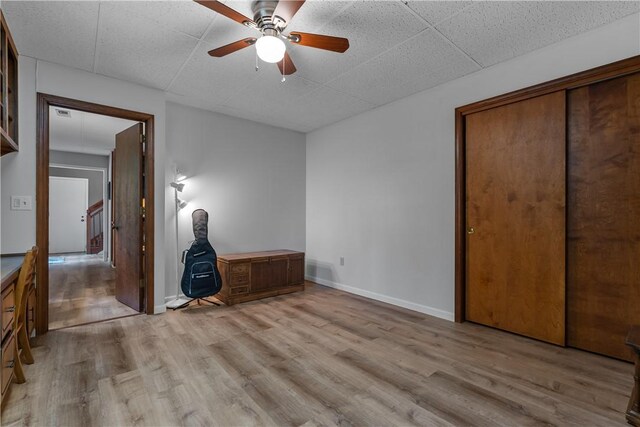 3 Windward Ct, Salem, SC 29676 - unfurnished bedroom with light wood-style flooring and ceiling fan