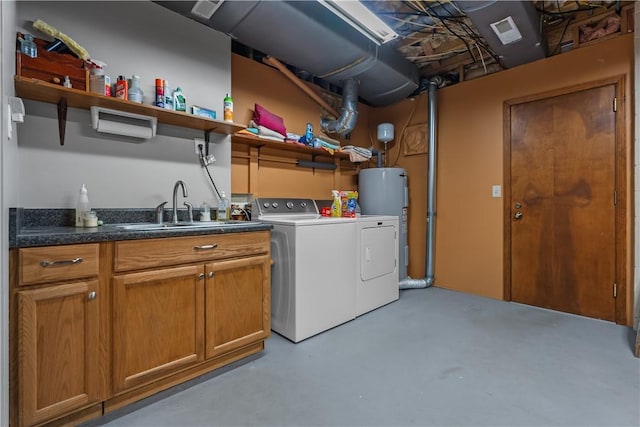 3 Windward Ct, Salem, SC 29676 - laundry area featuring washer and clothes dryer and electric water heater