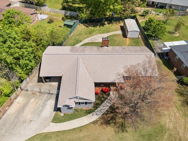 aerial view