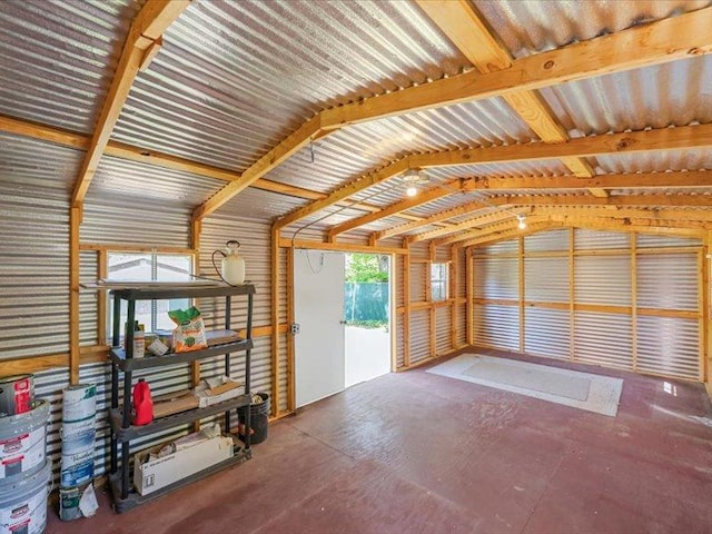 view of storage