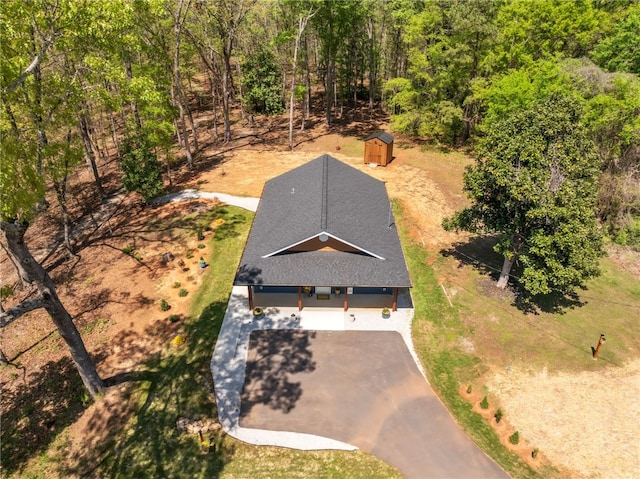 aerial view