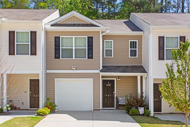 407 Oakmont Valley Trl, Seneca, SC 29678 - view of property featuring a shingled roof, driveway, and a garage