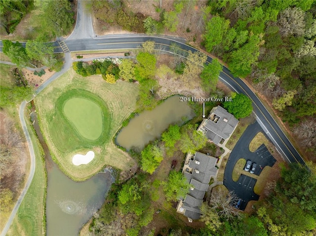 204 Harbor Cove Dr, Salem, SC 29676 - aerial view with a water view and golf course view