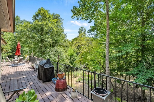 14029 Azalea Dr, Seneca, SC 29678 - wooden deck featuring outdoor dining space