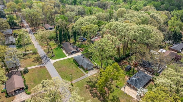 204 Clarke Stream Dr, Anderson, SC 29621 - bird's eye view featuring a forest view