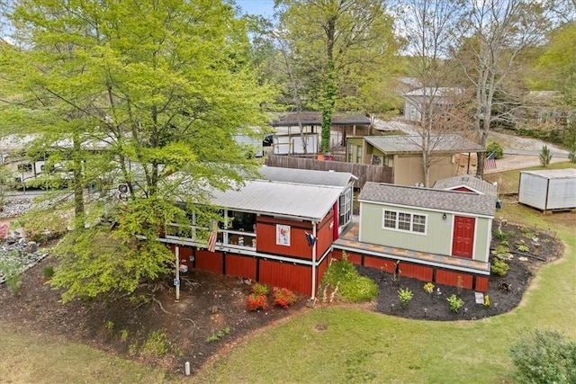 215 Newbury Cir, Westminster, SC 29693 - rear view of house with a yard