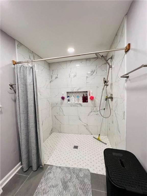 810 John St, Pickens, SC 29671 - full bathroom with tiled shower