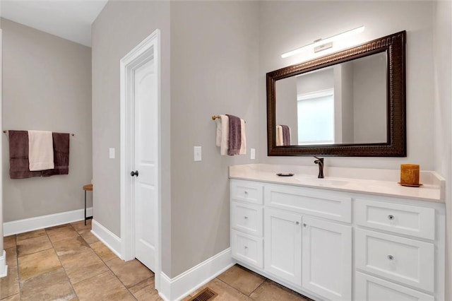101 Cabernet Way, Travelers Rest, SC 29690 - bathroom with baseboards, visible vents, and vanity