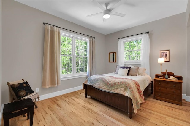 101 Cabernet Way, Travelers Rest, SC 29690 - bedroom with ceiling fan, light wood-type flooring, and baseboards