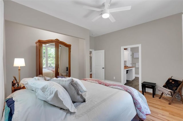 101 Cabernet Way, Travelers Rest, SC 29690 - bedroom featuring light wood-style floors, a ceiling fan, and baseboards