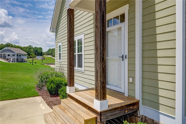 217 Jackson Rd, Iva, SC 29655 - view of exterior entry with a lawn