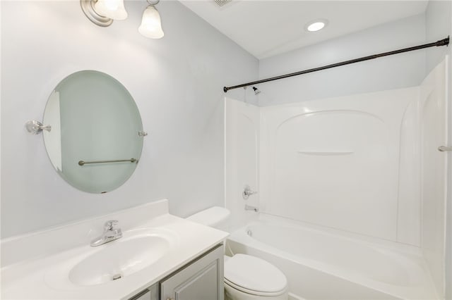 101 Pin Oak Ct, Easley, SC 29642 - full bath featuring vanity, shower / bathing tub combination, and toilet