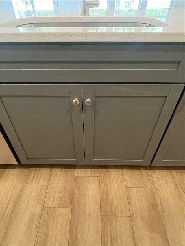 details featuring wood finished floors