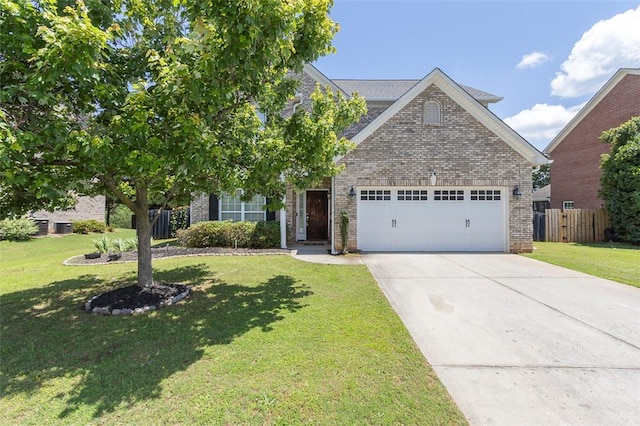 118 Easy Gap Rd, Anderson, SC 29621 - view of front facade featuring brick siding, a garage, and concrete driveway