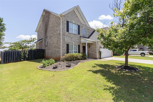 118 Easy Gap Rd, Anderson, SC 29621 - traditional-style home with driveway, a garage, and brick siding