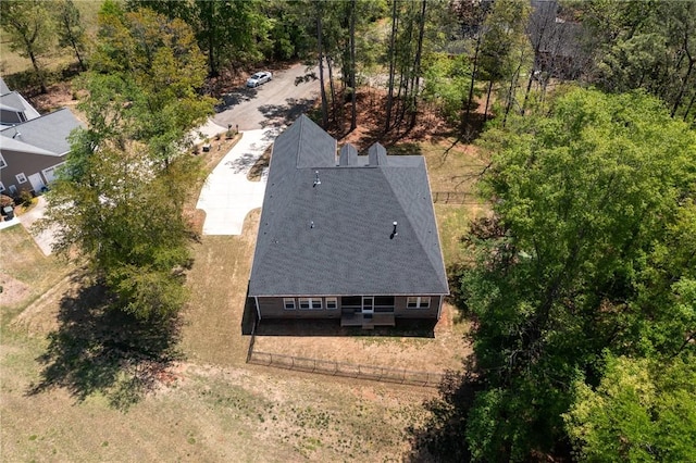 drone / aerial view