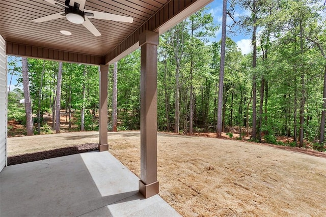 138 Jackson Cir, Anderson, SC 29625 - view of patio featuring a ceiling fan