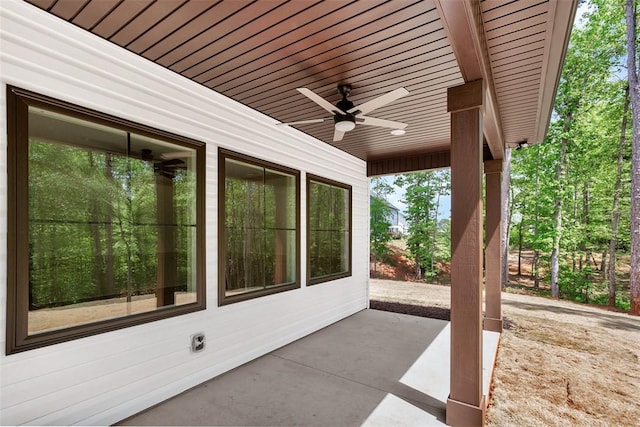 138 Jackson Cir, Anderson, SC 29625 - view of patio / terrace with a ceiling fan
