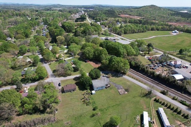221 Lakeview Dr, Liberty, SC 29657 - birds eye view of property featuring a forest view