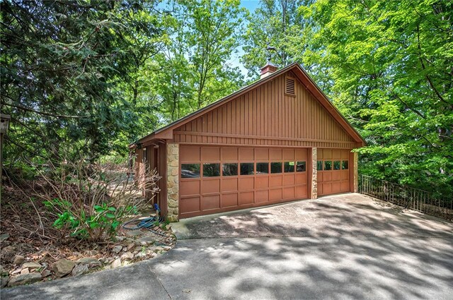 234 Chandlers Ferry Dr, Hartwell, GA 30643 - view of detached garage