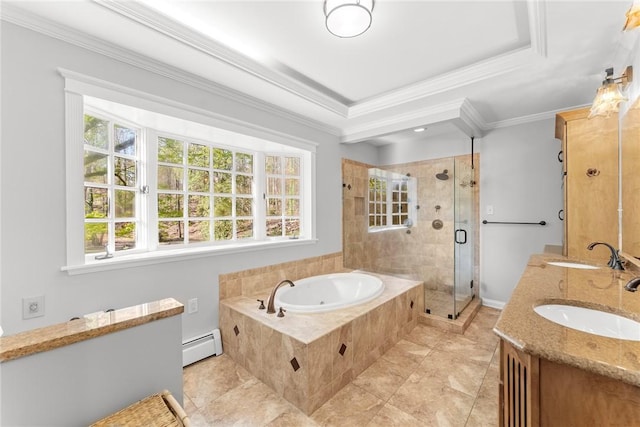 112 Briar Creek Ln, Anderson, SC 29621 - bathroom with a bath, a sink, and plenty of natural light