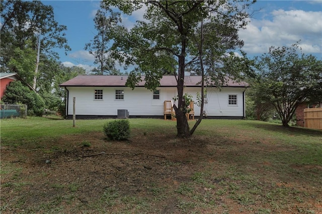 1004 Gilreath Rd, Anderson, SC 29621 - rear view of property featuring crawl space and central AC