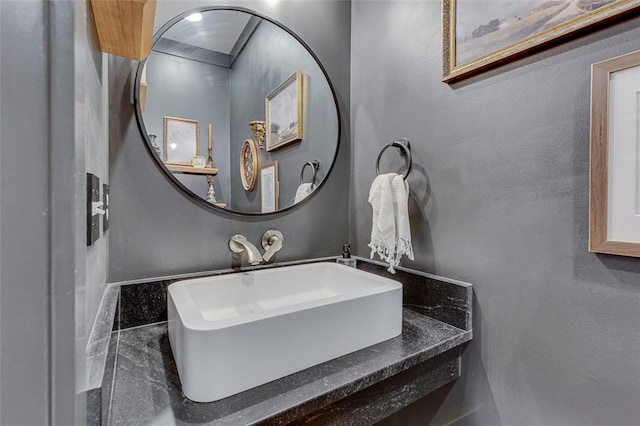 bathroom with a sink